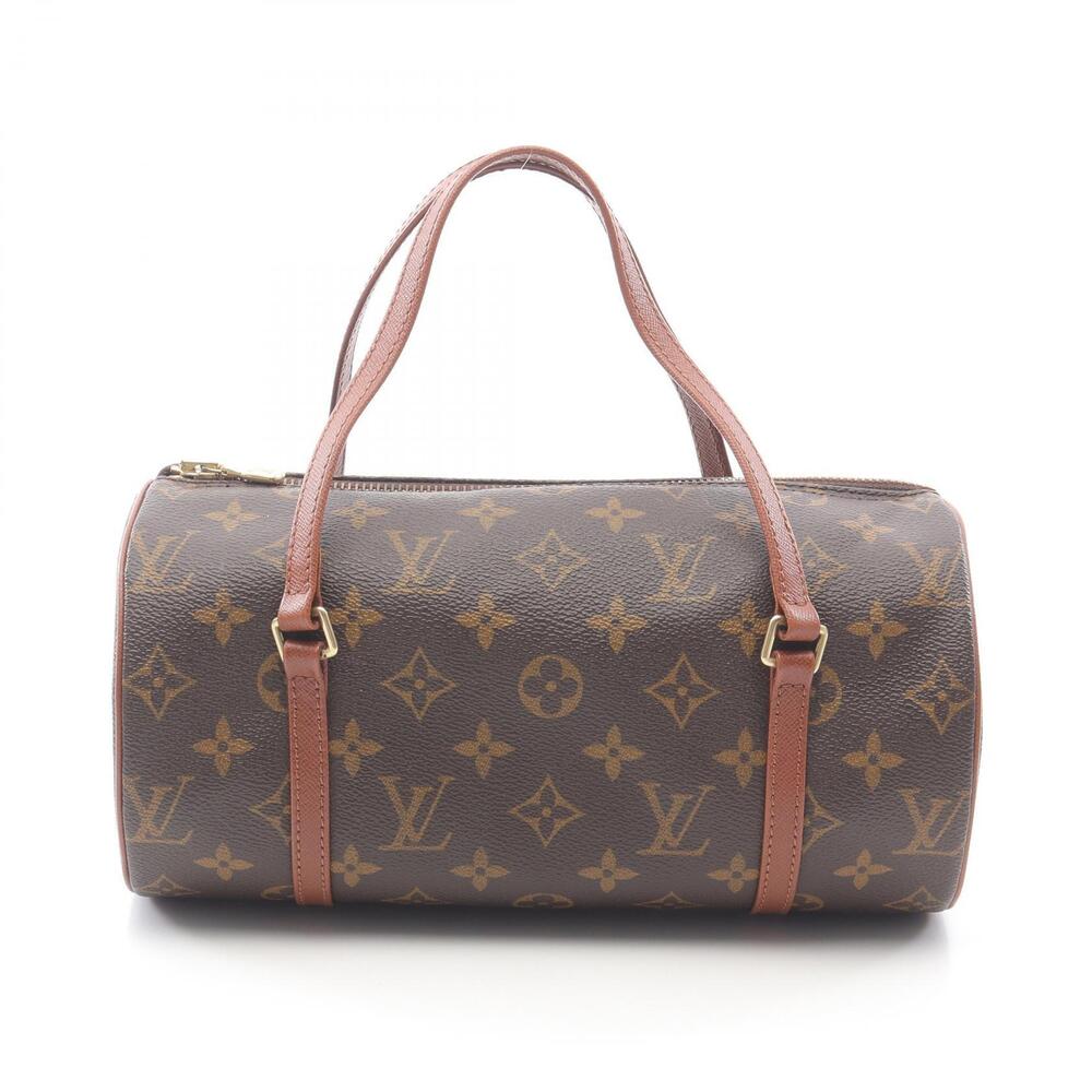 Louis Vuitton Papillon handbag canvas leather Monogram brown